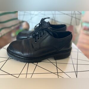 Vintage 90’s Aldo Derby/ Oxford shoes black made in Italy size 41 90’s